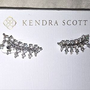 Kendra Scott Laurie Ear Climbers Earrings in Silver